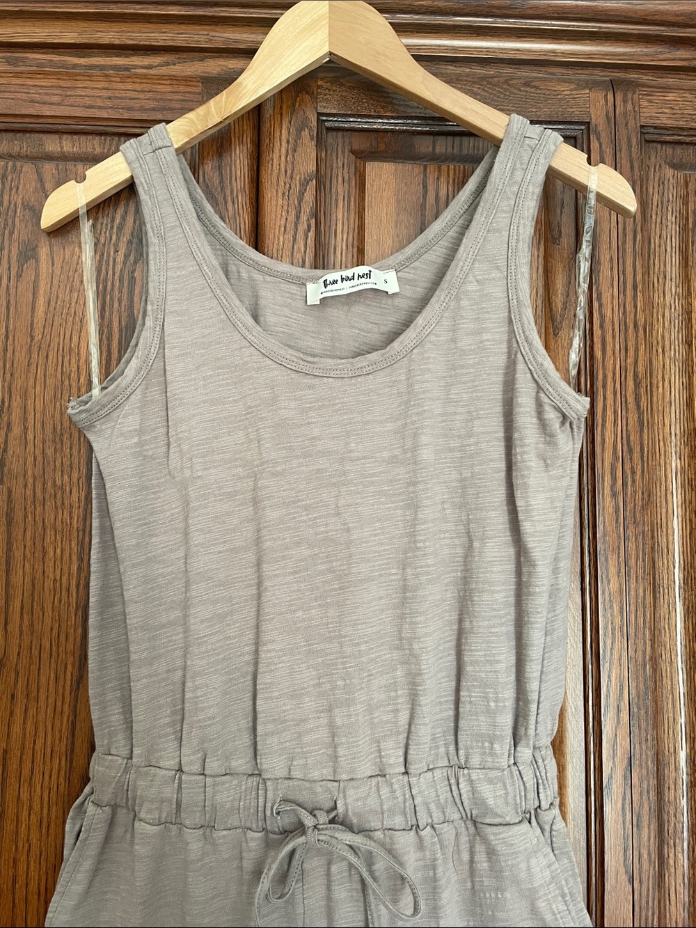 Sleeveless Cotton Jumpsuit